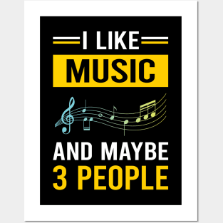 3 People Music Posters and Art